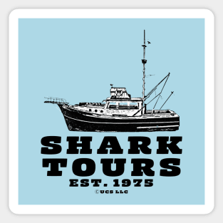 Jaws Shark Tours Sticker